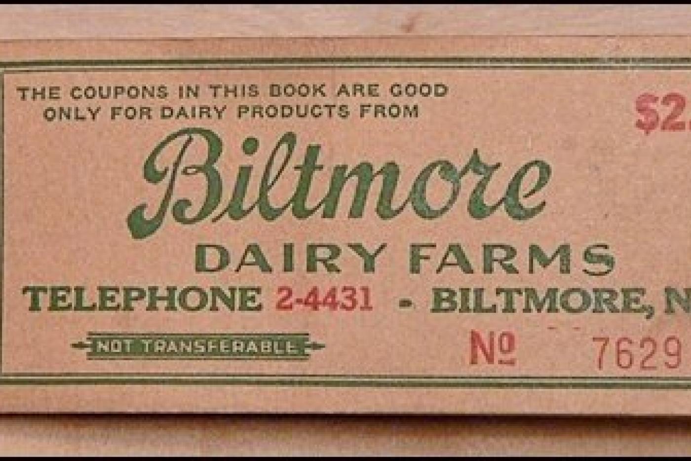 BILTMORE MILK JUG Mountain Gateway Museum